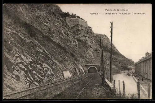 AK Givet, Tunnel sous le Fort de Charlemont