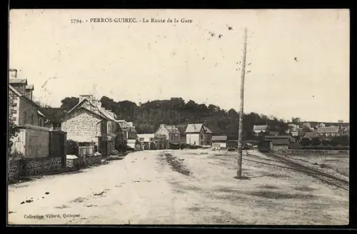 AK Perros-Guirec, La Route de la Gare