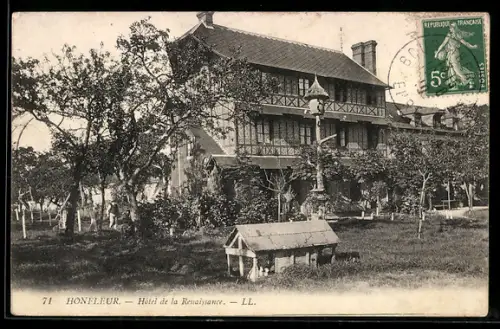 AK Honfleur, Hôtel de la Renaissance