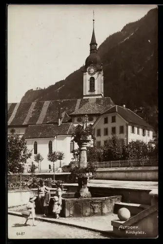 AK Altdorf, Kirchplatz