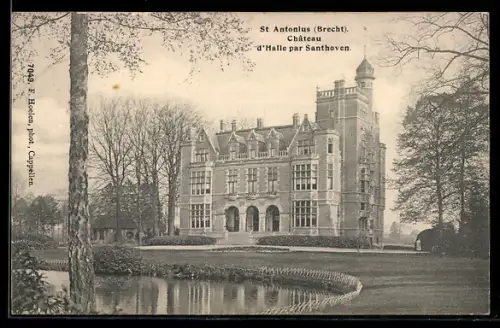AK St. Antonius /Brecht, Château d`Halle par Santhoven