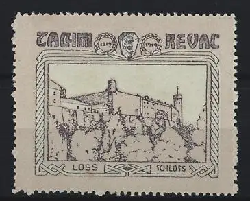 Reklamemarke Tallinn, Schloss mit Umgebung