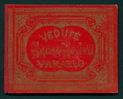 Leporello-Album Sacro Monte di Varallo mit 12 Lithographie-Ansichten, G. C. Flagellato, G. C. Incoronato di Spine