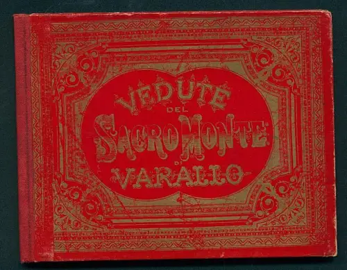 Leporello-Album Sacro Monte di Varallo mit 13 Lithographie-Ansichten, G.C. Condannato a morte, Ponzio Pilato si lava