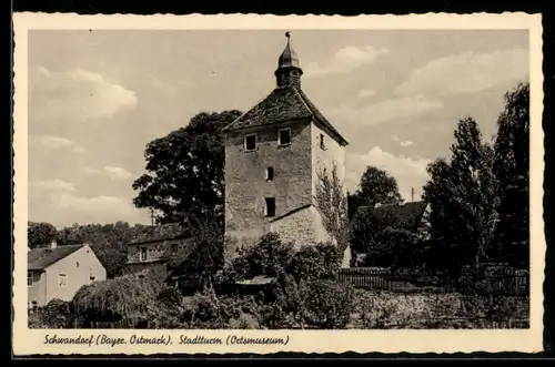 AK Schwandorf /Bayer. Ostmark, Stadtturm Ortsmuseum