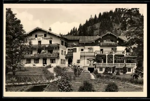 AK Aurach, Gaststätte und Cafe Fischeralm M. Zehetmeier