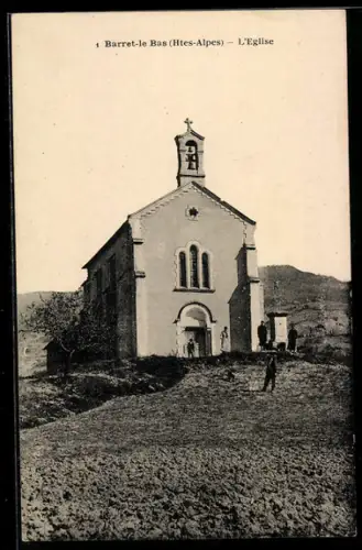 AK Barret-le Bas /Htes-Alpes, LEglise
