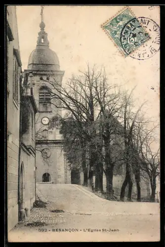 AK Besancon, LEglise St-Jean