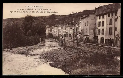 AK Champeix, Quai d`Aubary et Route de St-Nectaire