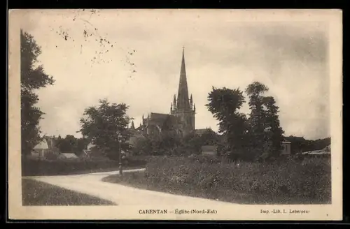 AK Carentan, Eglise, Nord-Est