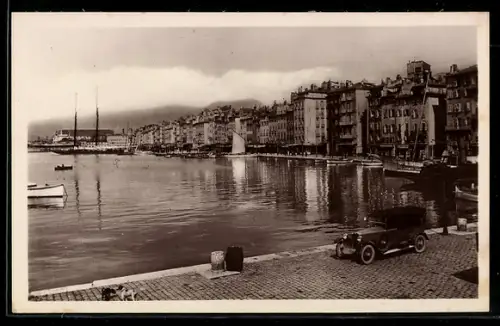 AK Toulon, Vue Generale des Quais