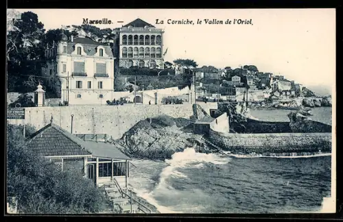 AK Marseille, La Corniche, le Vallon de l`Oriol