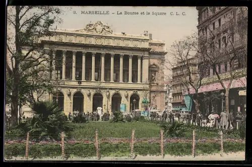 AK Marseille, La Bourse et le Square
