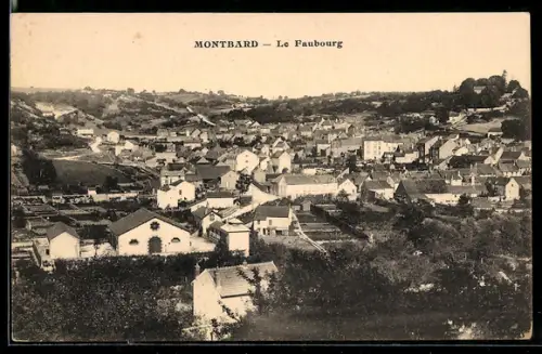 AK Montbard, Le Faubourg