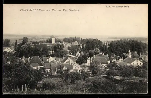 AK Pontailler-sur-Saone, Vue Générale