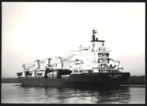Fotografie Frachtschiff Tilia Gorthon, Stückgutfrachter Heimathafen Helsingborg