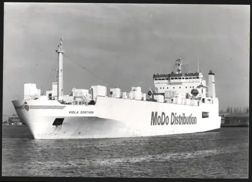Fotografie Frachtschiff Viola Gorthon, Stückgutfrachter der MoDo Distribution