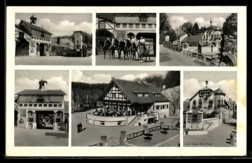 AK Königstein i. Ts., Hofgut Rettershof, Reitschule, Kaffee zum fröhlichen Landmann