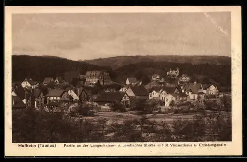 AK Hofheim /Taunus, Lorsbacher Strasse, St. Vinzenzhaus, Erziehungsheim