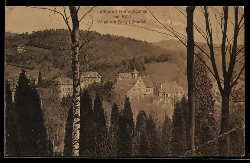 AK Hoffnungsthal bei Köln, Villen am Berg Lüderich