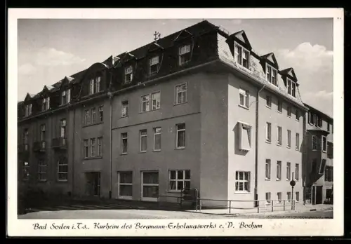 AK Bad Soden i. Ts., Kurheim des Bergmann-Erholungswerks e. V. Bochum