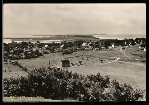 AK Hiddensee, Blick über den Ort