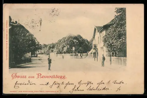 AK Neuwaldegg, Partie im Ort