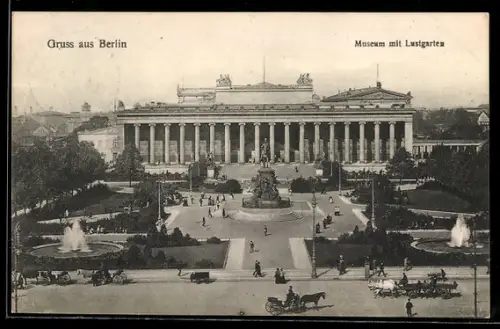 AK Berlin, Museum mit Lustgarten