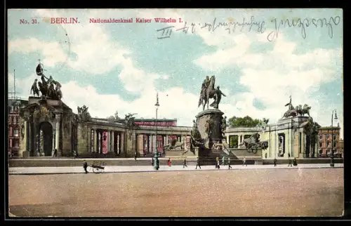 AK Berlin, Nationaldenkmal Kaiser Wilhelm I.