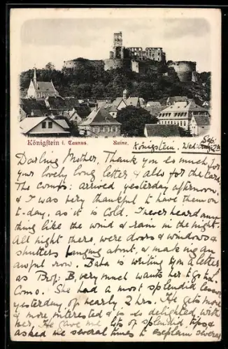 AK Königstein i. Taunus, Ruine