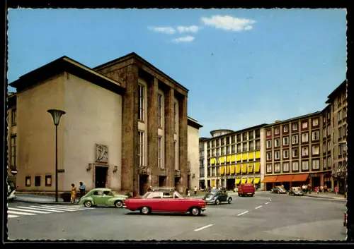 AK Essen, Theaterplatz, Opernhaus