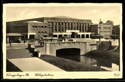 AK Königsberg i. Pr., Blick auf das Schlageterhaus
