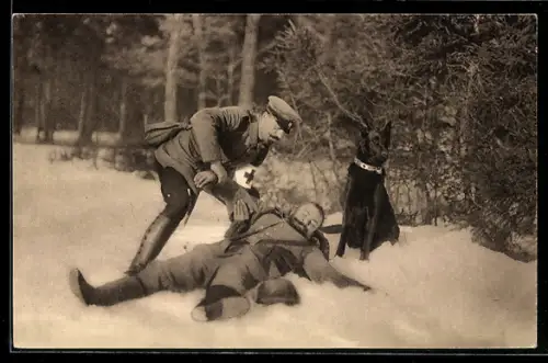 AK Sanitäter & Sanitätshund retten verwundeten Kamerad