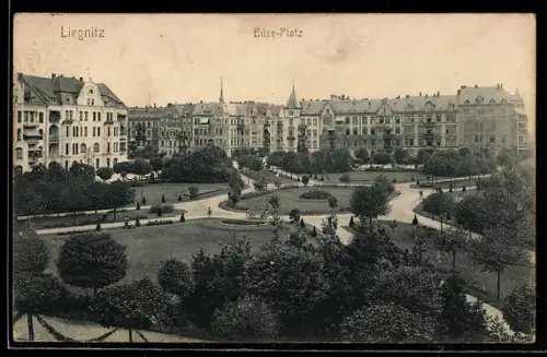 AK Liegnitz, Partie auf dem Bilseplatz