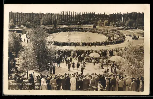 AK Berlin-Charlottenburg, Ausstellung Sommerblumen am Funkturm 1943