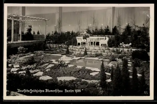 AK Berlin, Ausstellung Deutsche Frühjahrs Blumenschau 1935
