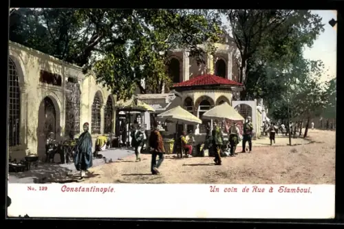 AK Constantinople, un Coin de Rue à Stamboul