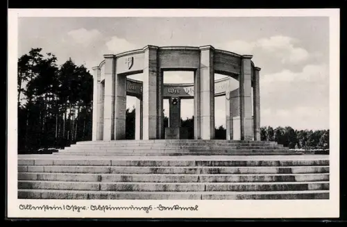 AK Allenstein, Abstimmungs-Denkmal