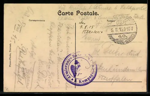 AK La Bassee, Roue de Lens