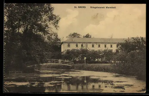 AK St. Amand, Kriegslazarett Warmbad