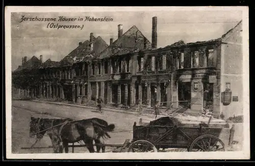 AK Hohenstein, Zerschossene Häuer