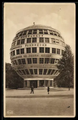 AK Dresden, Jahresschau Deutscher Arbeit, Das Kugelhaus, Bauhaus