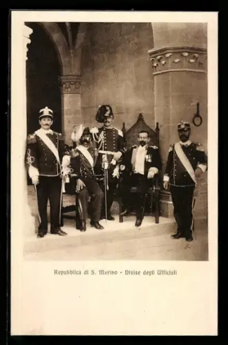 AK San Marino, Divise degli Ufficiali, Offiziere in Uniform