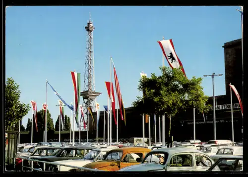 AK Berlin, Funkturm mit Messegelände