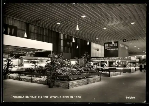 AK Berlin, Internat. Grüne Woche 1968, Belgien