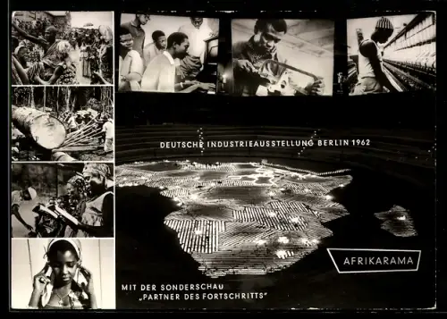 AK Berlin, Deutsche Industrie-Ausstellung 1962, mit Sonderschau Partner des Fortschritts