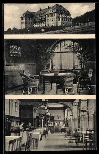 AK Mittel-Schreiberhau i. Rsbg., Kaiser Wilhelm-Jubiläums-Heim, Handwerkerheim, Innenansichten