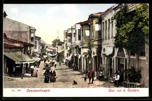 AK Constantinople, Une rue à Scutari