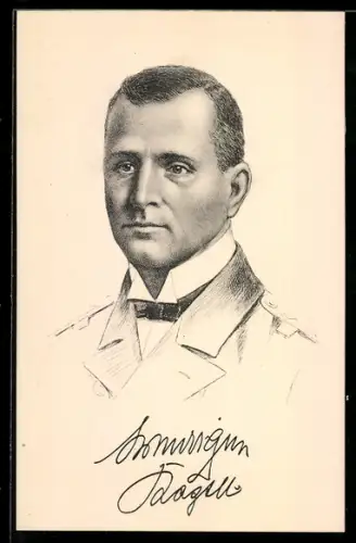 AK Kapitänleutnant Otto Weddigen, Kommandant des U-Bootes U-9