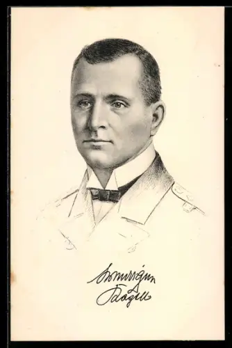 AK Kapitänleutnant Otto Weddigen, Kommandant des U-Bootes U-9